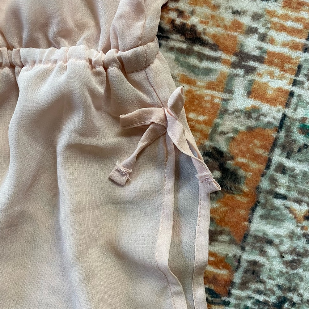 Nasty Gal Blush Lace Chemise - Picture 3 of 6